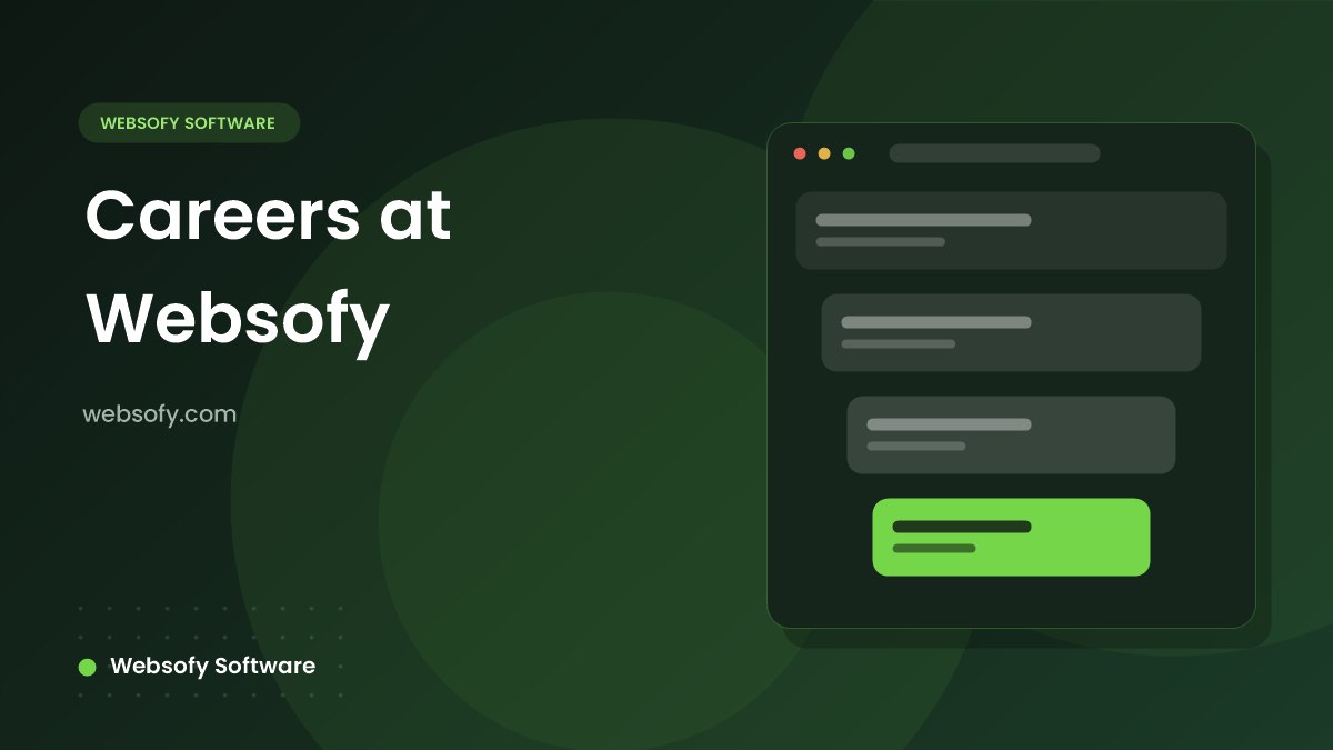 Careers at Websofy - Websofy Software