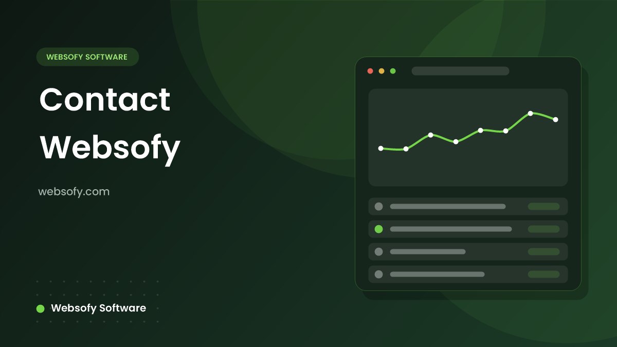 Contact Websofy - Websofy Software
