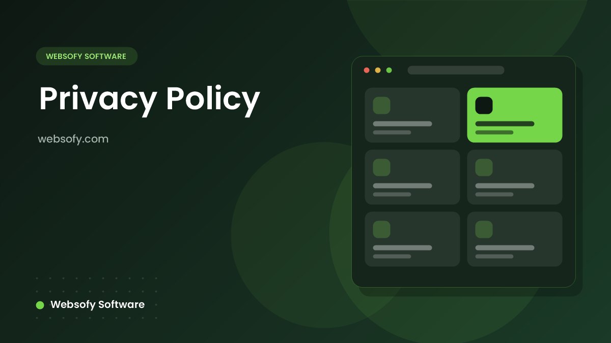 Privacy Policy - Websofy Software
