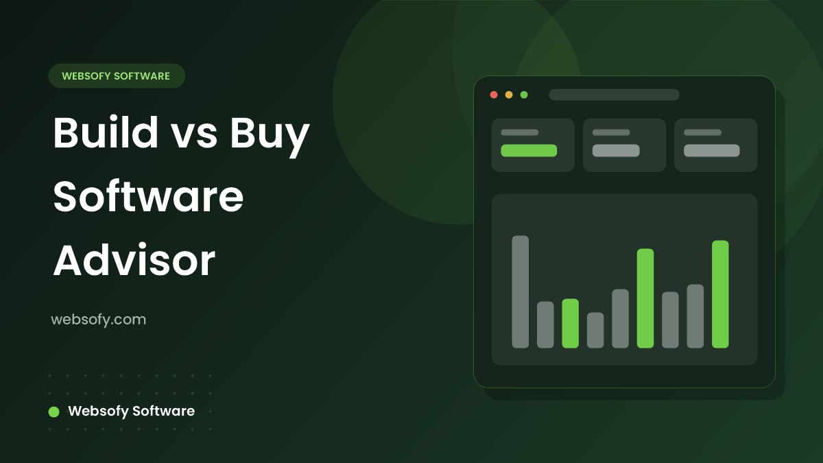 Build vs Buy Software Advisor - Websofy Software