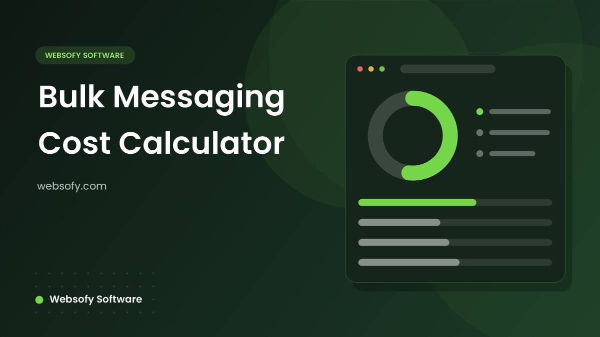 Bulk Messaging Cost Calculator - Websofy Software
