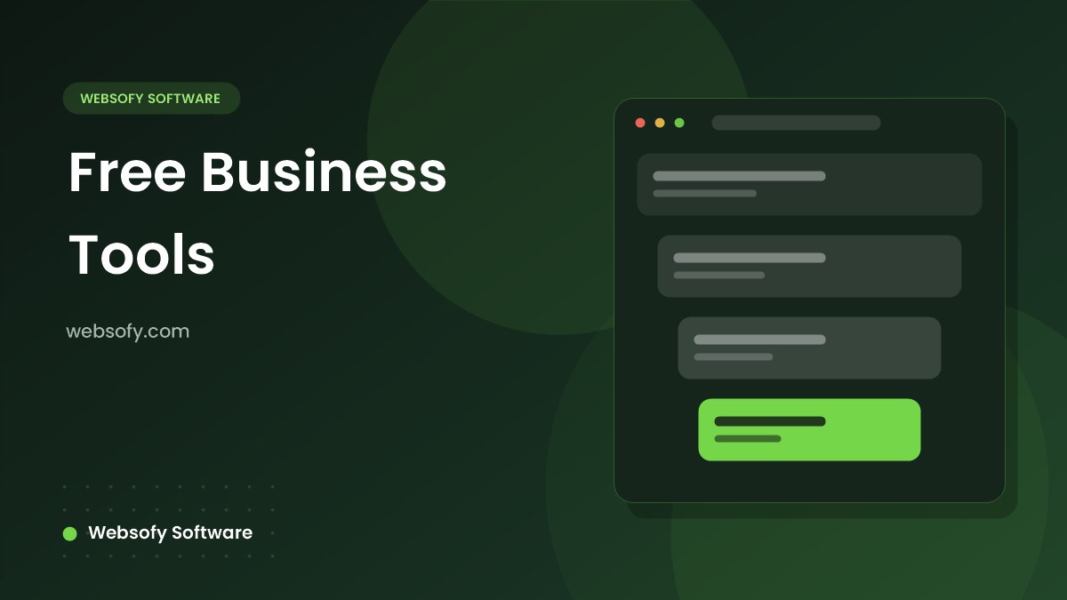 Free Business Tools - Websofy Software