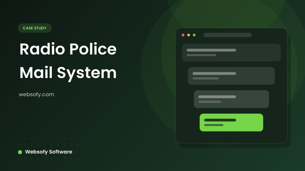 Radio Police Mail System - case study by Websofy Software