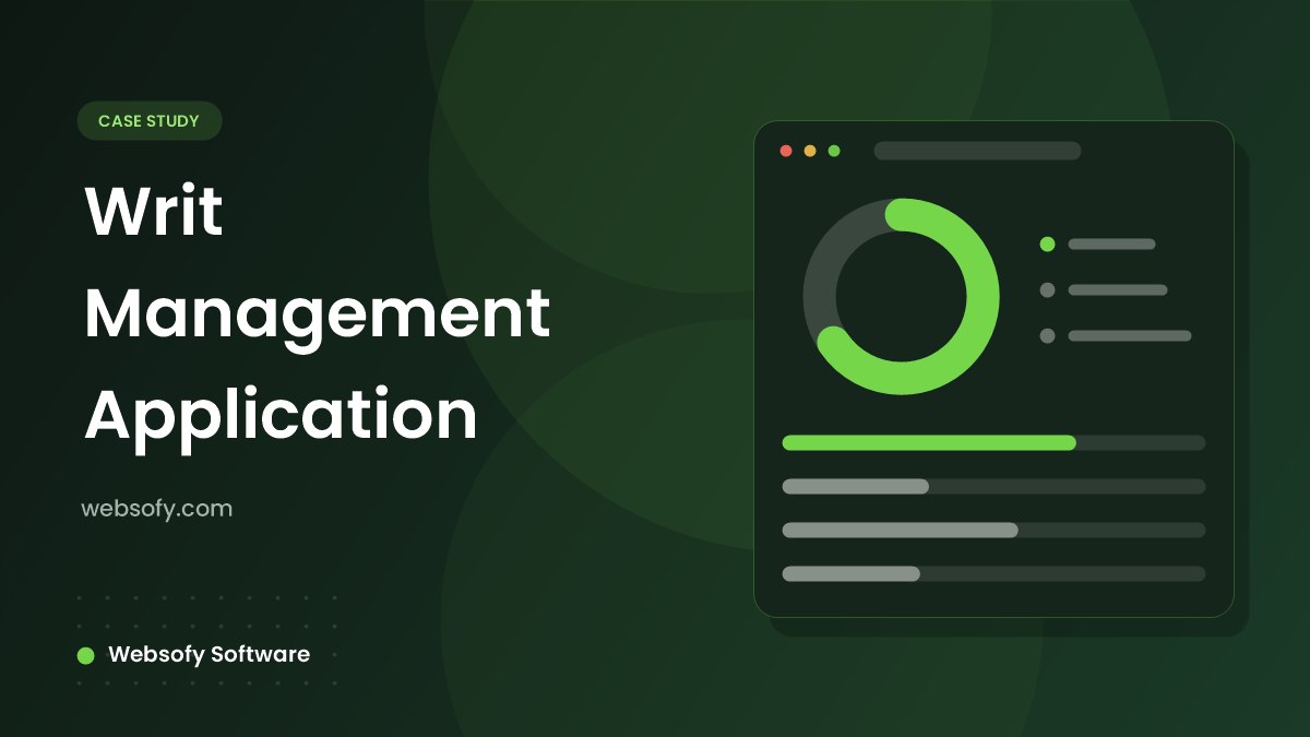 Writ Management Application