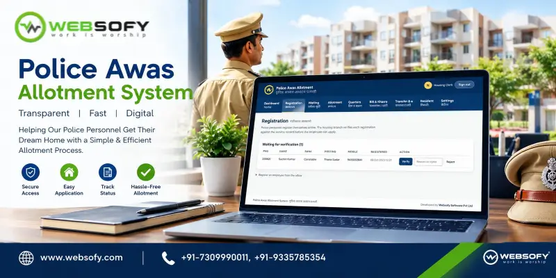 Police Awas Allotment System Developed by Websofy