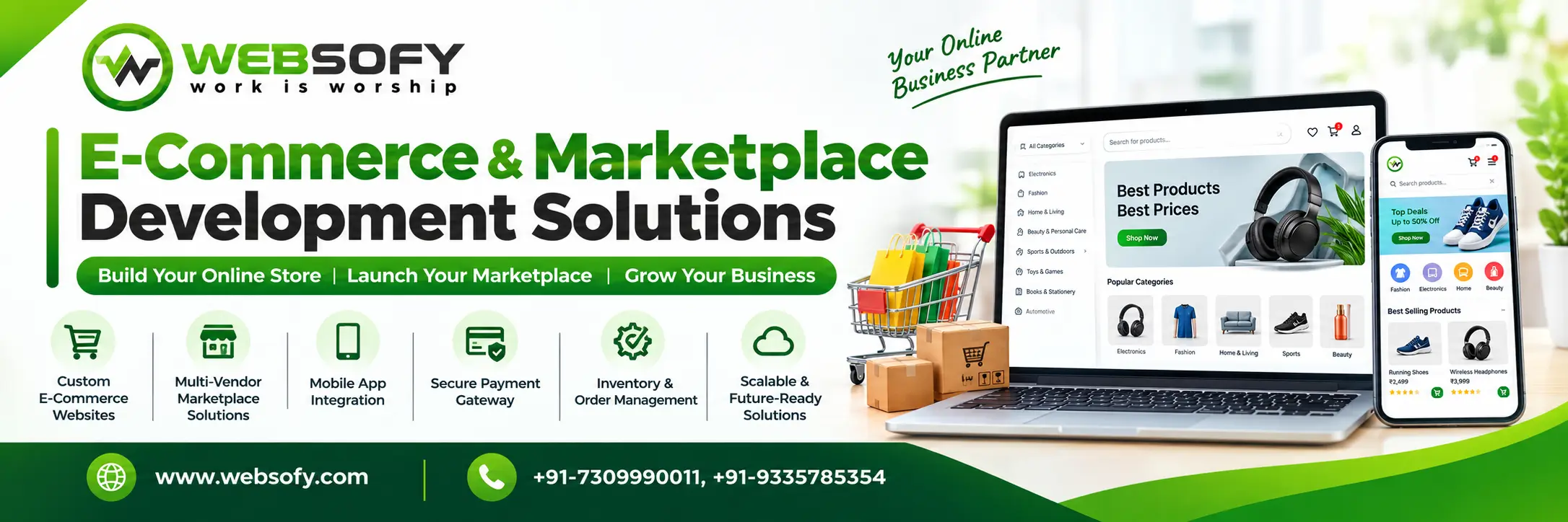 eCommerce & Marketplaces - Websofy Software