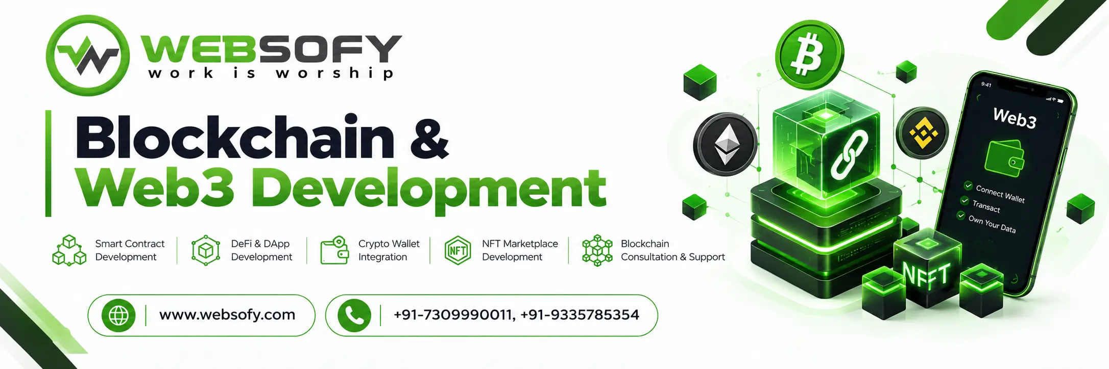 Blockchain and Web3 development services - Websofy