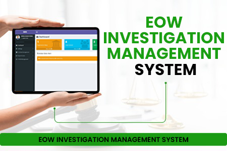 EOW Investigation Management System by Websofy Software Pvt. Ltd. – digital case tracking and evidence management solution for Economic Offences Wing.