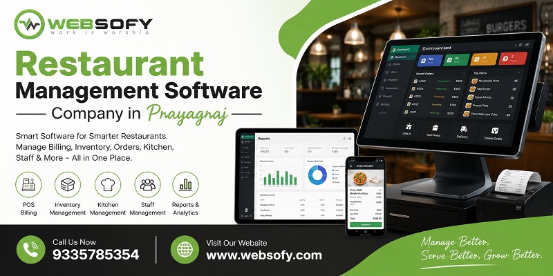 Restaurant Management Software Company in Prayagraj - Websofy