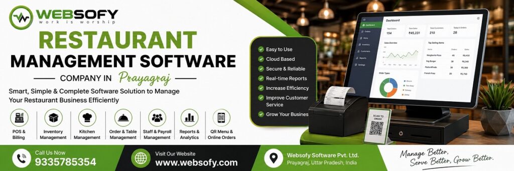 Restaurant Management Software in Prayagraj