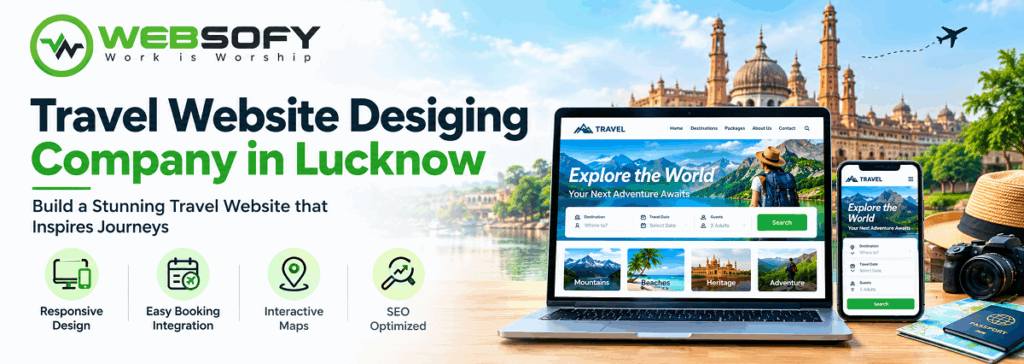 tour and travel website designing company in lucknow